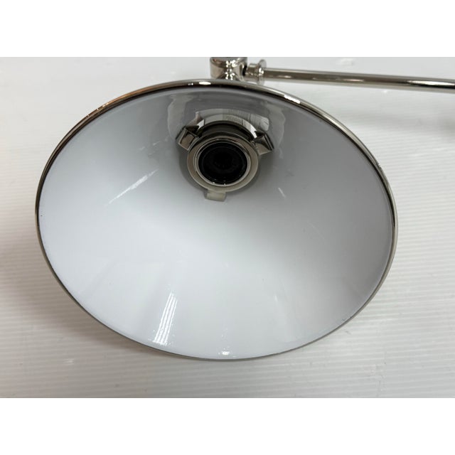 Ralph Lauren for Visual Comfort Library Polished Nickel Wall Sconce For Sale - Image 11 of 12