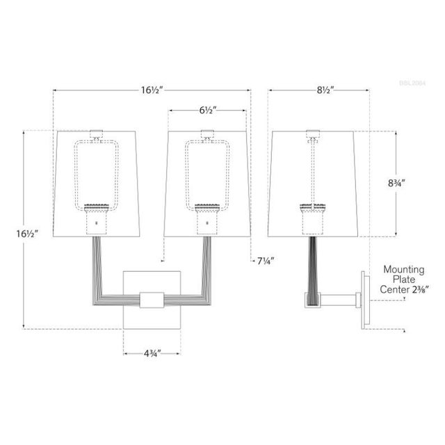 Modern Barbara Barry for Visual Comfort Signature Ojai Large Double Sconce in Polished Nickel with Linen Shade For Sale - Image 3 of 3