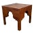 American Burl-Walnut Veneer Low Table, Moroccan Inspired Design. For Sale
