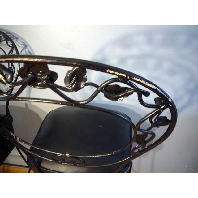 1960s 1960s Woodard Chantilly Rose Pair of Barstool Chairs For Sale - Image 5 of 11