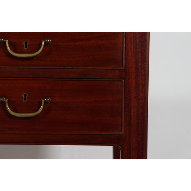 Writing Desk of Mahogany by A. J. Iversen for Ole Wanscher, Denmark, 1950 For Sale - Image 12 of 14