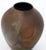 Nice decorative Mid-Century Modern baluster shape raku fired vase. Has nice iridescent rainbow coloring sheen typical of...