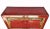 1900s Antique Red Shanxi Cabinet With Carved Border Doors For Sale - Image 4 of 7