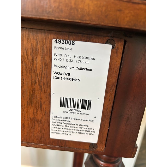 Brown Jonathan Charles Buckingham Collection Georgian Style Table For Sale - Image 8 of 10