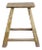Vintage Antique Elm Wood Stool For Sale