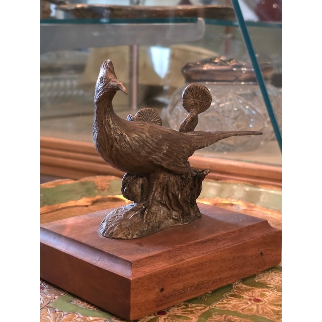 Small Bronze Roadrunner Statue For Sale - Image 4 of 9