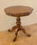 Wood 20th Century Spanish Carved Wood Pedestal Side Table, 1950 For Sale - Image 7 of 16