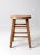 Farmhouse Vintage Low Wooden Stool For Sale - Image 3 of 12