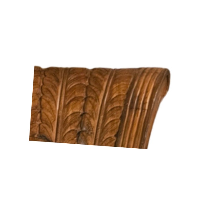This beautiful antique Victorian Eastlake side chair features richly carved walnut with striking vertical leaf and...