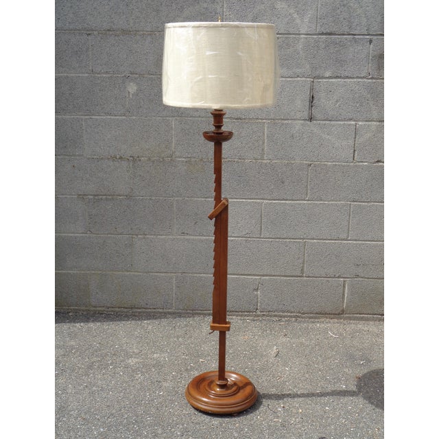 1940s Vintage Ratcheted Adjustable Floor Lamp Chairish