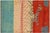 Boho Chic Balochi Rust/Blue Wool Rug - 4'9''x8'0'' For Sale - Image 10 of 11