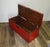 Lh26 Oriental Chinese Style Red Decorative Storage Box 14"Hx34" For Sale - Image 12 of 12