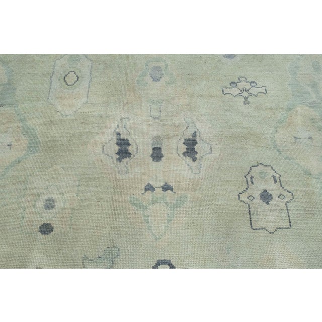 Oushak Rug 12'8" x 15'3" #17848 For Sale In Houston - Image 6 of 8