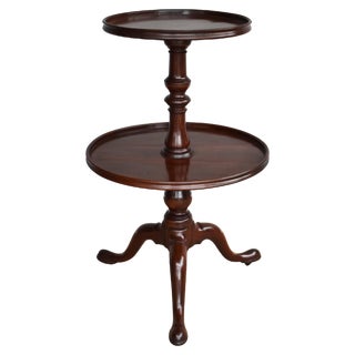 19th Century George III Mahogany Dumbwaiter For Sale