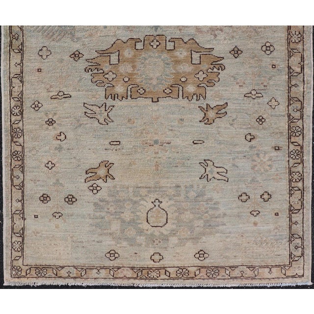 Measures: 3'2 x 4'11 Elegance Modern Tabriz Style Rug by Keivan Woven Arts 3'2 x 4'11. Keivan Woven Arts / Rug/AWR-382,...