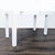 Modern West Elm White Modern Desk With Sleek Minimalist Design For Sale - Image 3 of 10
