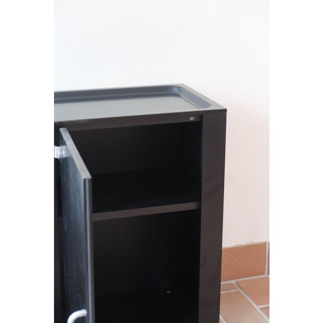 Black Lacquered Cabinets by Roche Bobois, France, 1990s, Set of 2 For Sale - Image 9 of 15