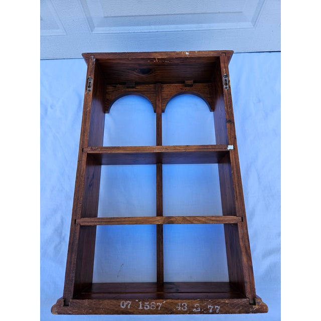 Late 20th Century Ethan Allen Pine Shelf Etagere For Sale - Image 9 of 12