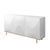 The Polara Sideboard brings a refined presence to any interior, defined by its striking ivory-white foundation and...