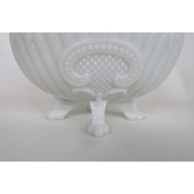 Portieux Vallerysthal White Opaline Milk Glass French Candy Dish With Lid 4733b For Sale In Miami - Image 6 of 18