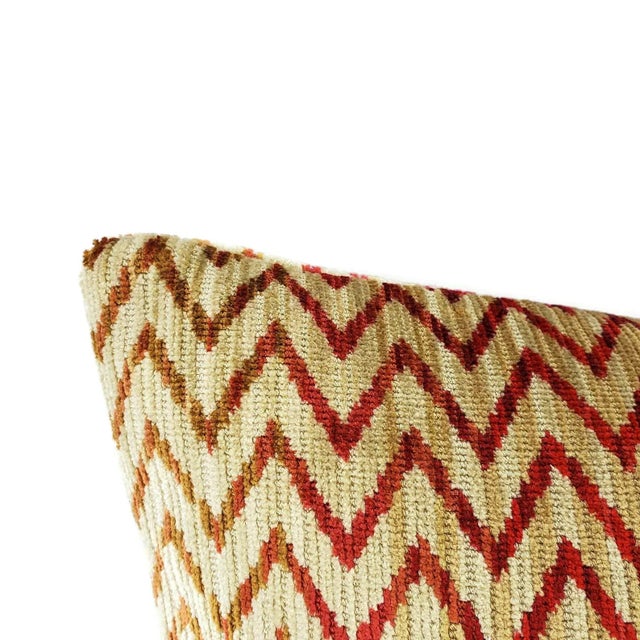 Contemporary Colefax and Fowler Jerome in Red Euro Pillow Cover For Sale - Image 3 of 8