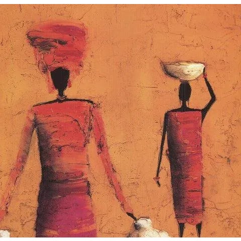 Figurative Michel Rauscher to the Village, 2005 Lithograph For Sale - Image 3 of 4