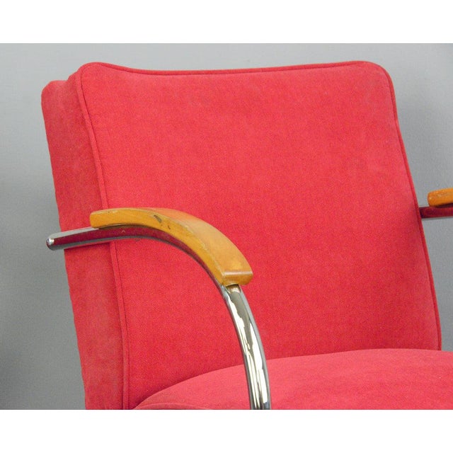 Copper Vintage Bauhaus Lounge Chair by Mucke Melder, 1930s For Sale - Image 8 of 13