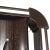 Wood Curved Rosewood and Chromed Metal Coat Rack attributed to Carlo de Carli for Fiarm, 1960s For Sale - Image 7 of 8