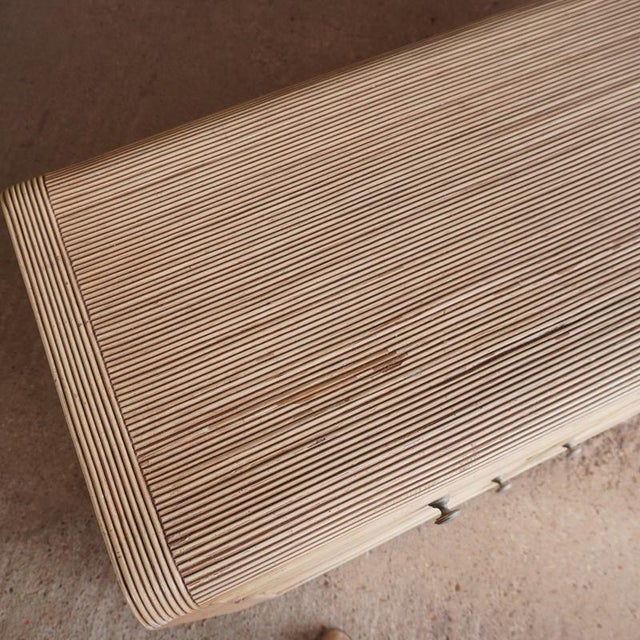 Vintage Pencil Reed Sideboard For Sale - Image 9 of 16