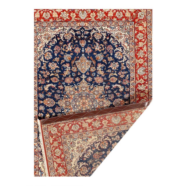 Traditional Pasargad DC Super Fine Hand Knotted Silk & Wool Rug For Sale - Image 3 of 18