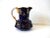 Blue Antique Mason's Staffordshire Ironstone Mazarine Cobalt Blue Pitcher W/ Enamel & Gilt Floral Sprigs Serpent "Hydra" Handle 1813-1820 For Sale - Image 8 of 13