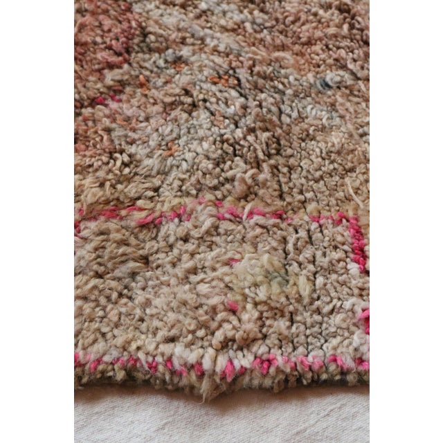 Mid-Century Modern Mid-Century Modern 7x10 Ft Vintage Moroccan Rug For Sale - Image 3 of 9