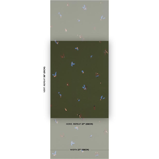 La Belle wallpaper was inspired by the colorful, gestural illustrations of 20th-century artist and designer Christian...