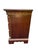 Late 20th Century Georgian Style Mahogany Banded Wood Three-Drawer Nightstand For Sale - Image 5 of 16