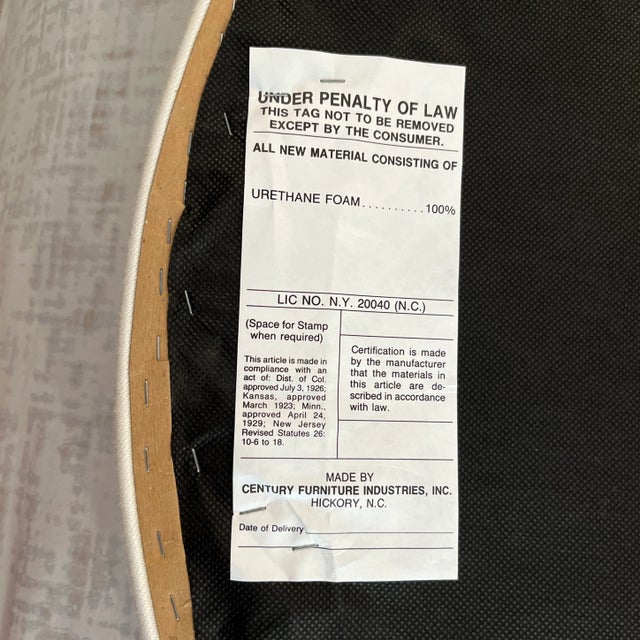 1990s Set of 2 Century Furniture French Provincial Mahogany Captains Chairs For Sale - Image 12 of 13