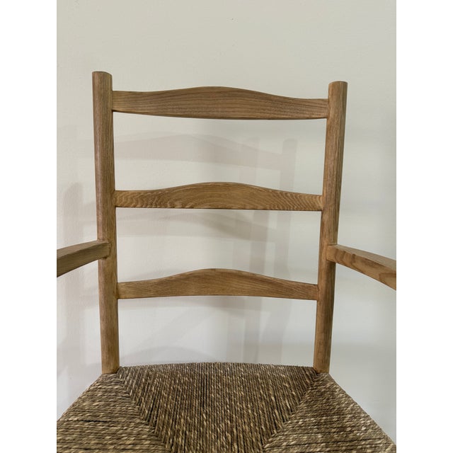 2020s Ladderback Rush Dining Chair For Sale - Image 5 of 8