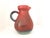 Mid-Century Modern Vintage French Accolay Ceramic Pitcher in Red Crackle Glaze, 1960s For Sale - Image 3 of 18