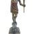 Brown Antique Venetian Gondolier Candleholder For Sale - Image 8 of 11
