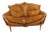 Italian Settee Armchair and Ottoman Set. Set of a settee\loveseat, armchair and ottoman in Italian design, featuring red...
