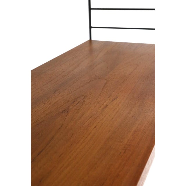 1970s Vintage Teak String Shelf by Kajsa & Nisse Strinning, 1960s For Sale - Image 5 of 12