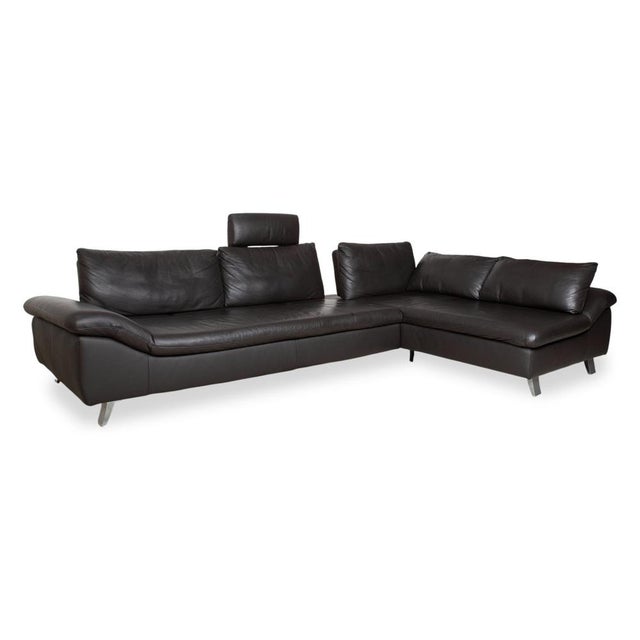 Leather Corner Sofa by Ewald Schillig For Sale - Image 4 of 17