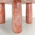 Square Model Colonnato Table in Red Travertine Marble by Mario Bellini for Cassina, 1970s For Sale - Image 13 of 18