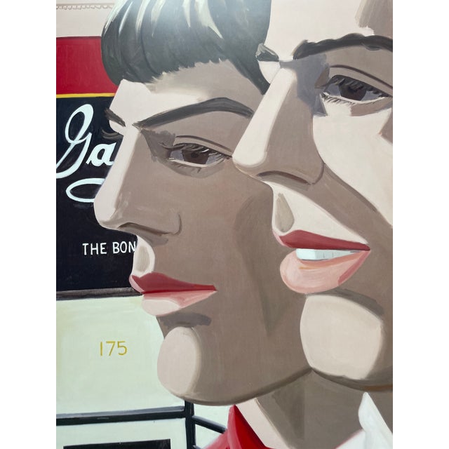 Paper Alex Katz, Scott Und John, 1966, Exibition Poster Frieder Burda, Printed in Germany For Sale - Image 7 of 13