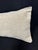 Turkish Hemp Pillow Cushion Natural Beige Black Cushion Cover 14"x40" For Sale - Image 4 of 4