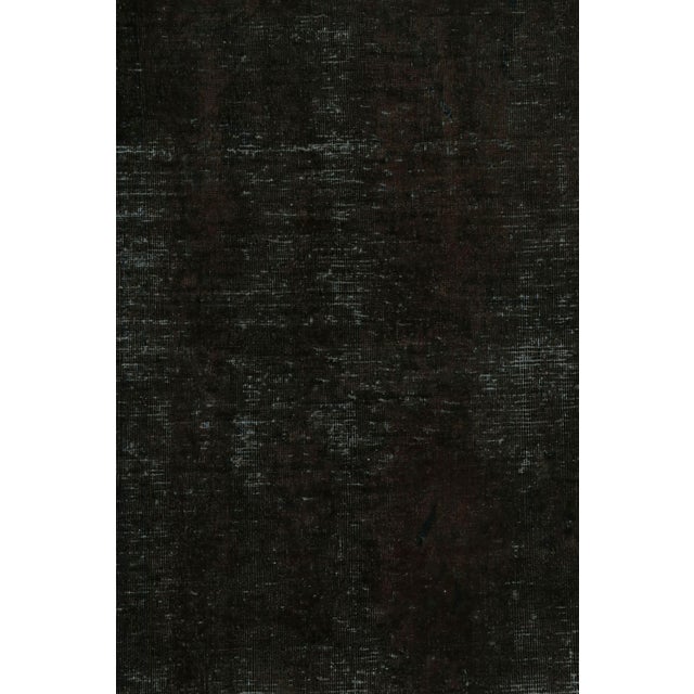 1970s Vintage Persian Rug in Green and Brown, by Rug & Kilim For Sale - Image 5 of 6