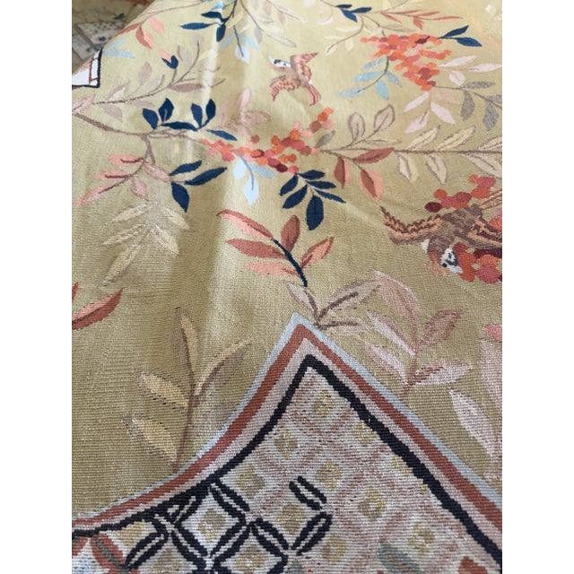 Handwoven Japanese Style Aubusson Area Rug 9'0" X 12'0" For Sale - Image 12 of 12