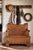 Spanish Revival Antique Arts and Crafts Style Carved Oak Hall Bench With Storage For Sale - Image 3 of 10