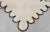 Textile Black Scallop Edge With Solid White Jute Rug 2.5x8 Ft. For Sale - Image 7 of 12