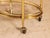 Gold Mid-Century Modern French Brass and Glass Bar Cart, 1950s For Sale - Image 8 of 10