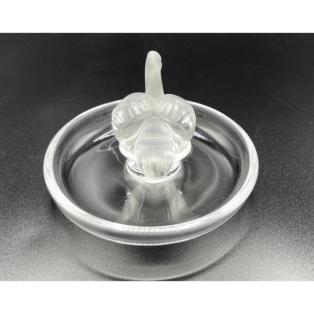 Vintage Swan Ring Holder from Lalique, 1980s For Sale - Image 8 of 11